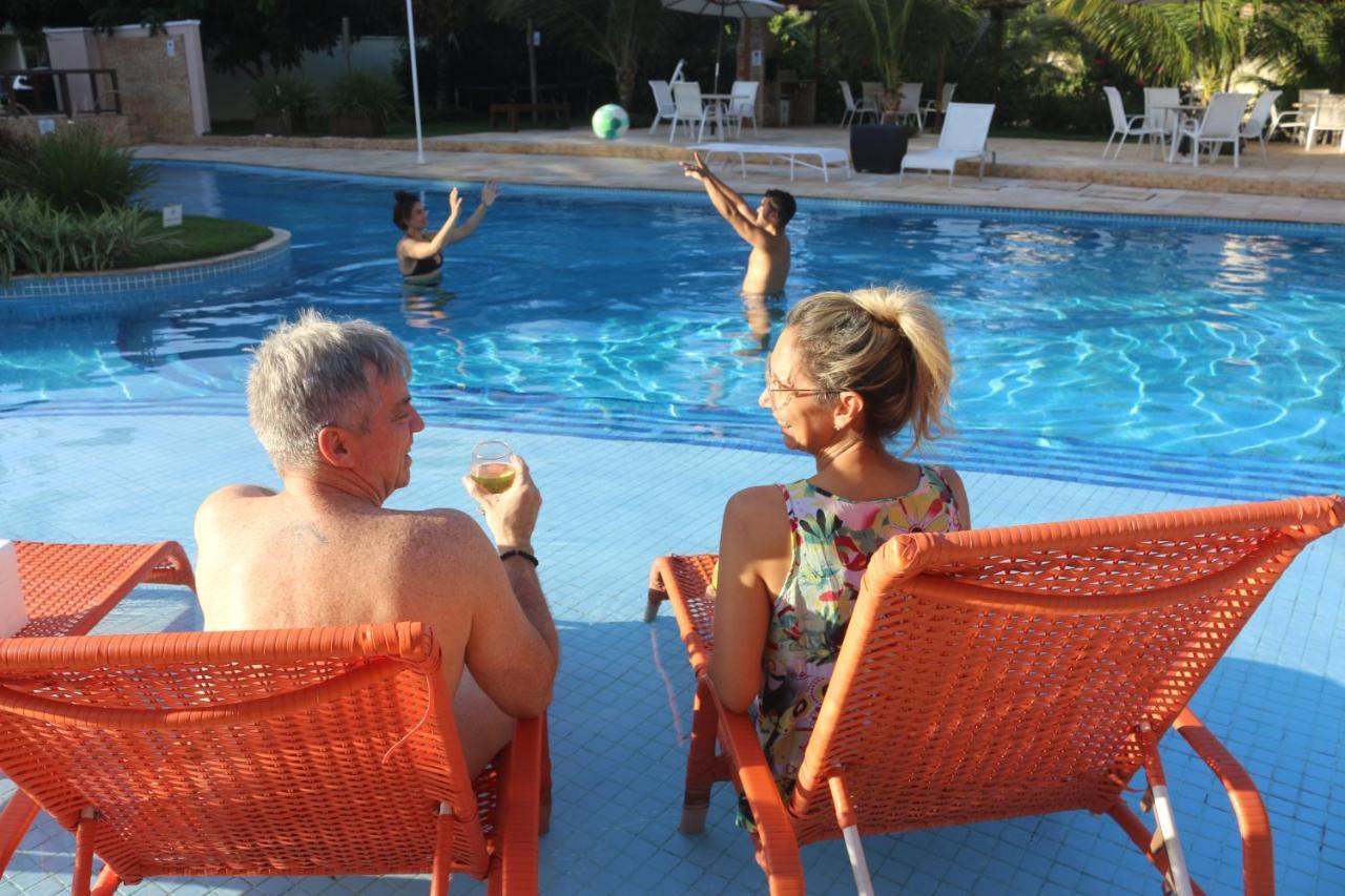 Palm Beach Porto Das Dunas, Apartamento Todo Climatizado Terreo A 350 Metros Beach Park Aquiraz Dış mekan fotoğraf