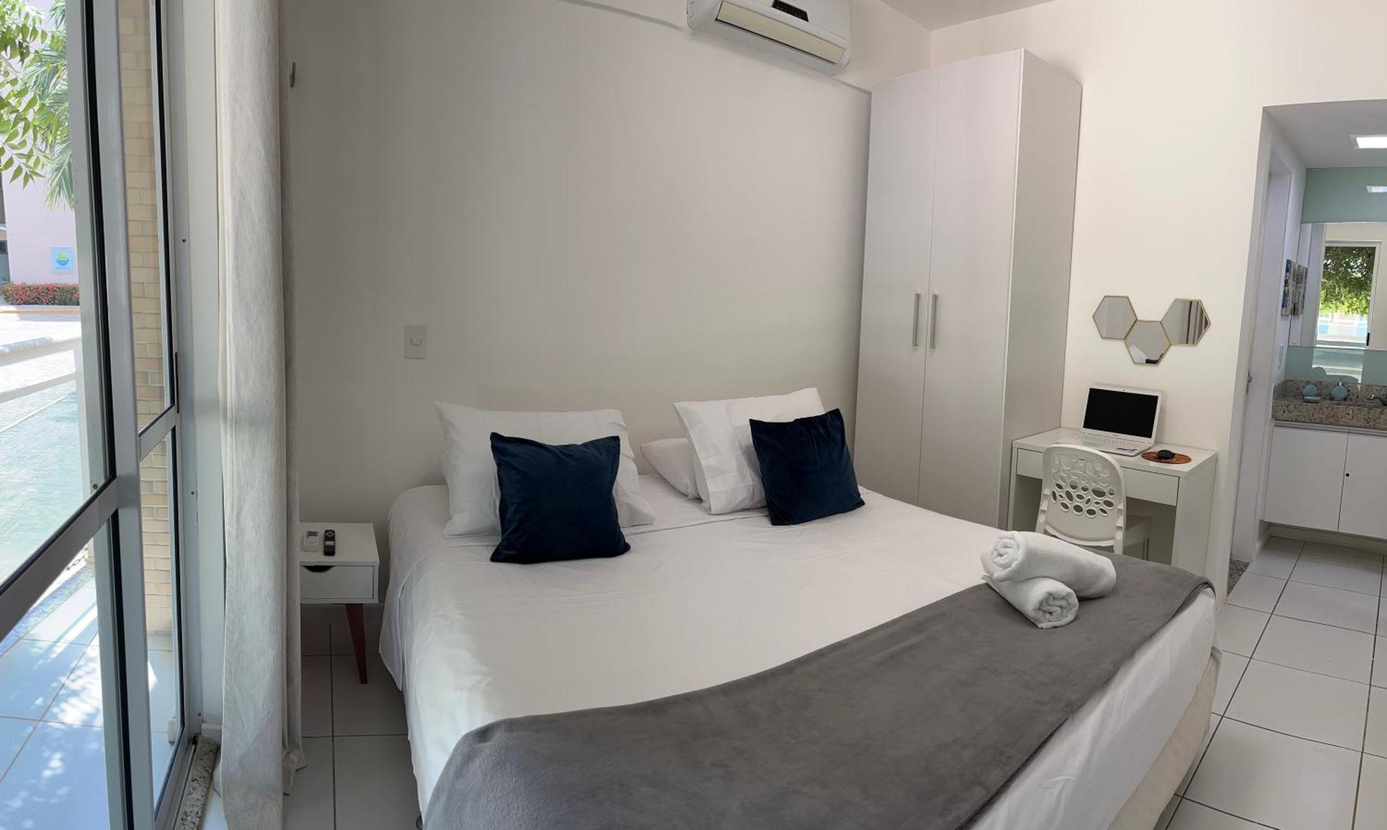 Palm Beach Porto Das Dunas, Apartamento Todo Climatizado Terreo A 350 Metros Beach Park Aquiraz Dış mekan fotoğraf
