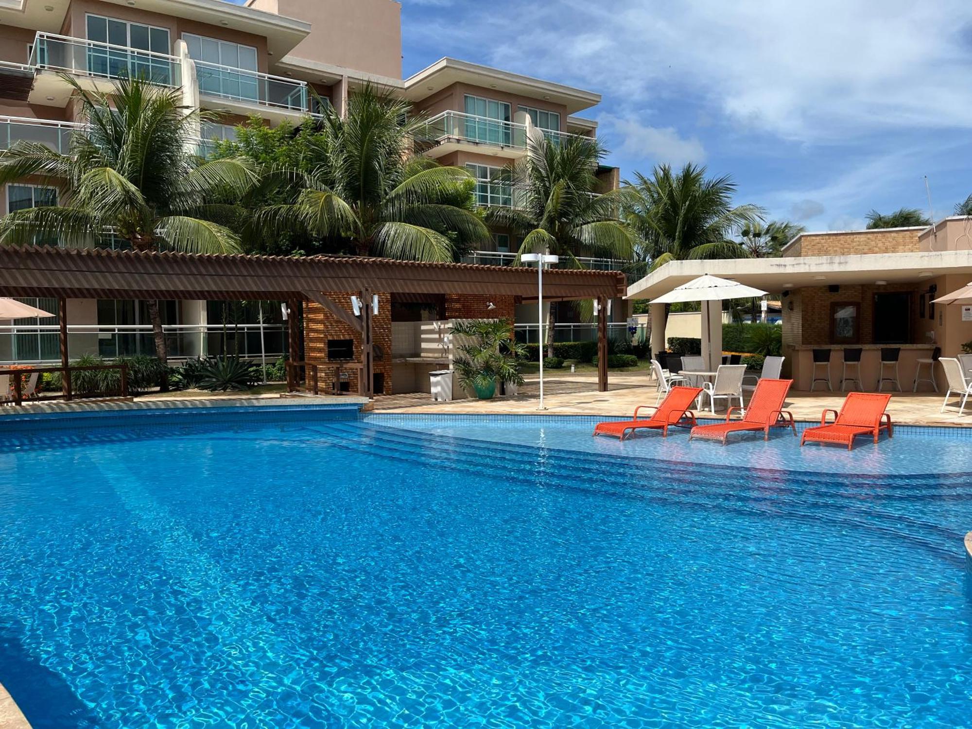 Palm Beach Porto Das Dunas, Apartamento Todo Climatizado Terreo A 350 Metros Beach Park Aquiraz Dış mekan fotoğraf
